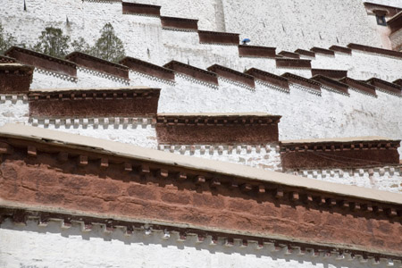 Endless steps of the Potala Palace Lhasa Tibet