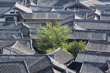 The rooftops of Lijiang China 1